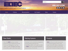 Tablet Screenshot of elteccorp.com